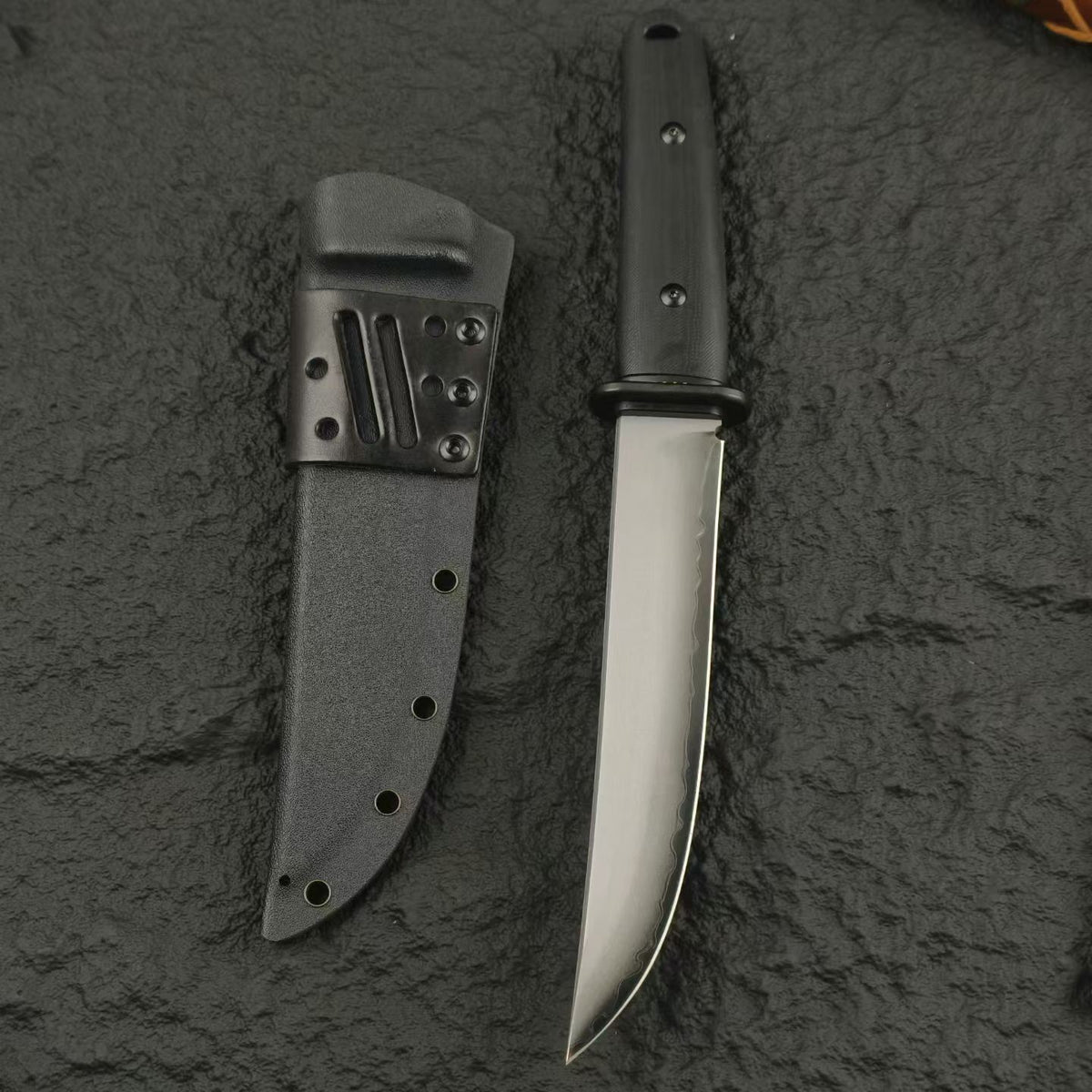 Kaishi Collector’s Edition – Japanese Tactical Kwaiken Fixed Blade Knife (Hamon Pattern)