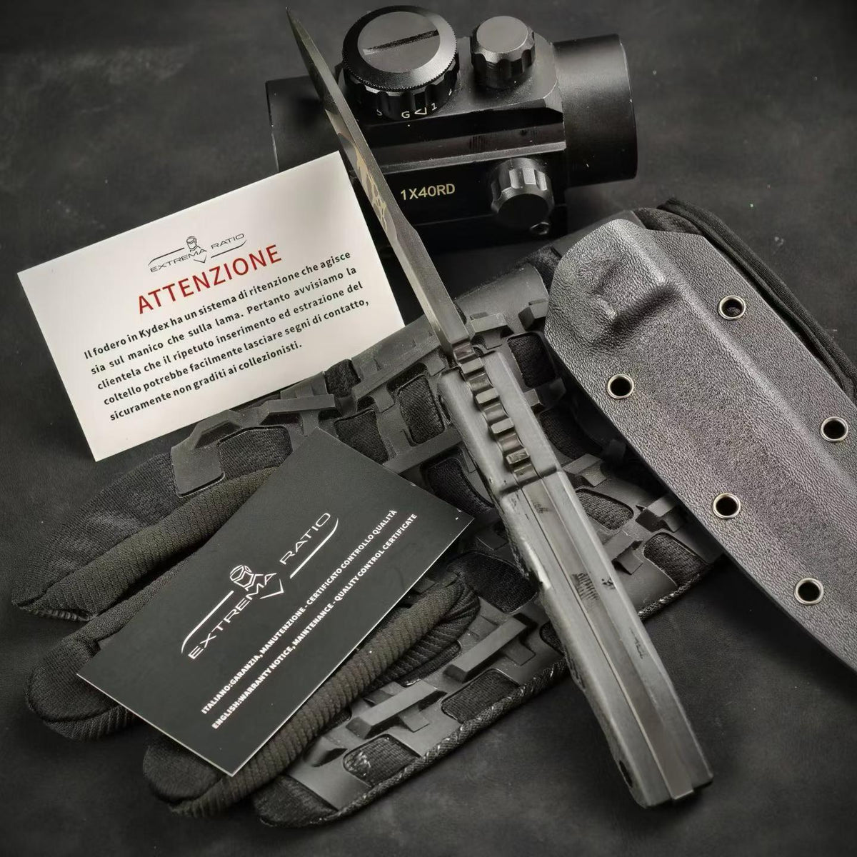 Extrema Ratio Requiem EVO Dark – Limited Edition Tactical Fixed Blade Knife