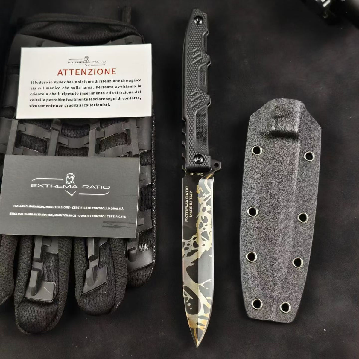 Extrema Ratio Requiem EVO Dark – Limited Edition Tactical Fixed Blade Knife