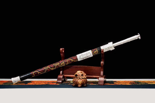 Northern Abyss Lacquered Scabbard Openwork Han Sword