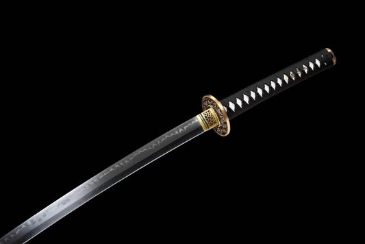 Hand Forged Japanese Samurai Katana Desert T10 Turns the soil to burn blade