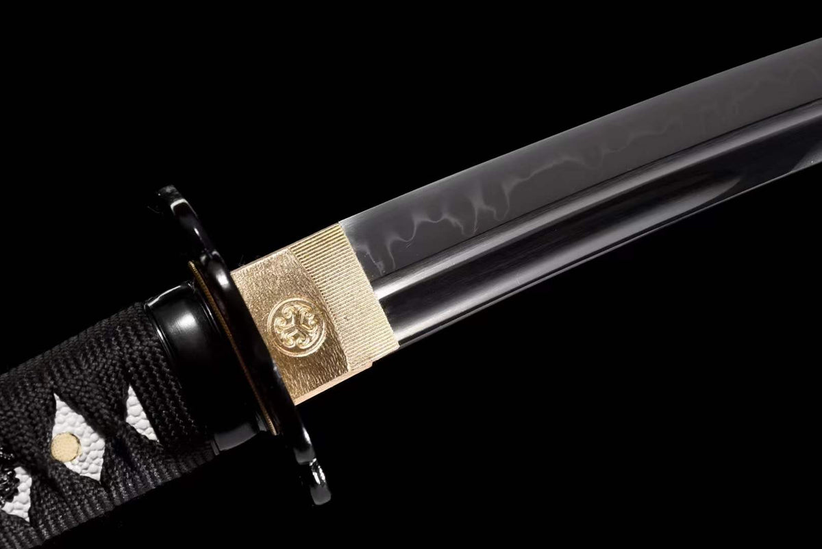 Hand Forged Japanese Tanto Naruto Short Sword T10 Turns the soil to burn blade