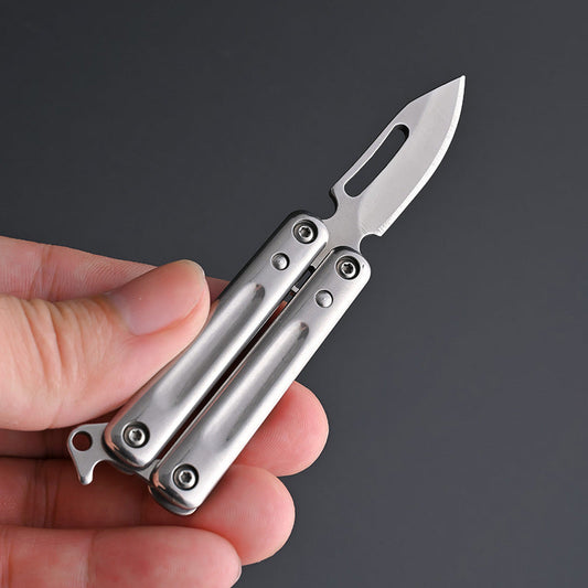 Titanize Mini Butterfly Knife Keychain