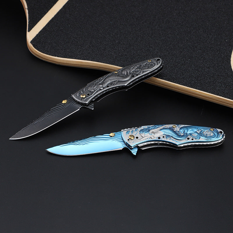 3D Printed Mermaid Camping Knife with Belt Clip