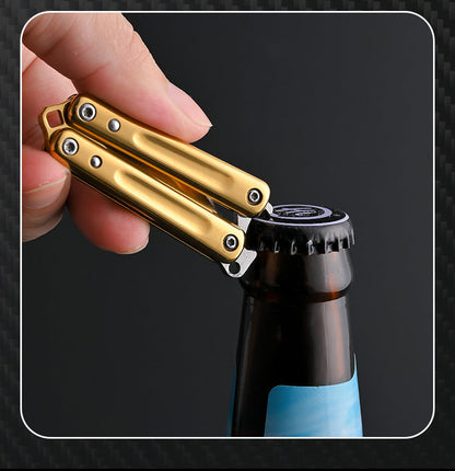 Titanize Mini Butterfly Knife Keychain