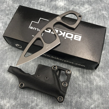 Boker Plus Miltner Adams Knuckle Knife MA-2 Fixed 2.5"Blade
