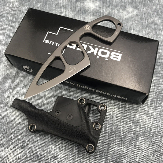 Boker Plus Miltner Adams Knuckle Knife MA-2 Fixed 2.5"Blade