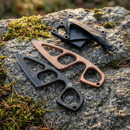 Boker Plus Miltner Adams Knuckle Knife MA-2 Fixed 2.5"Blade