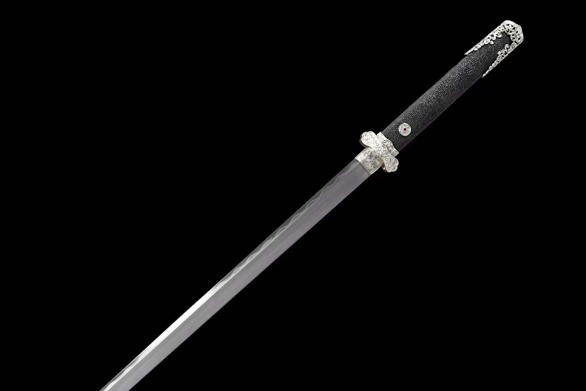 White Bronze Essence Edition Wootz steel Tang Sword