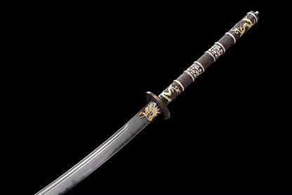Red Fishskin Wootz steel Kangxi Great Sword
