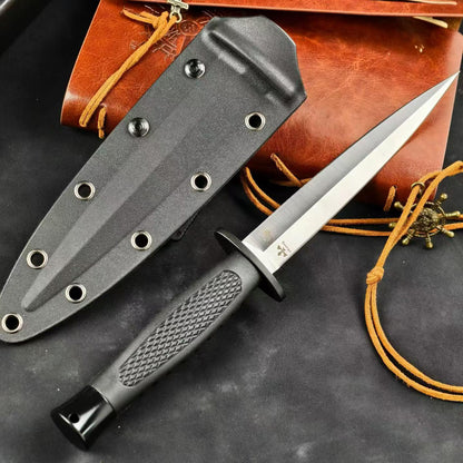 Spartan × Les George Collaboration Double-Edged Tactical Fixed Blade Knife