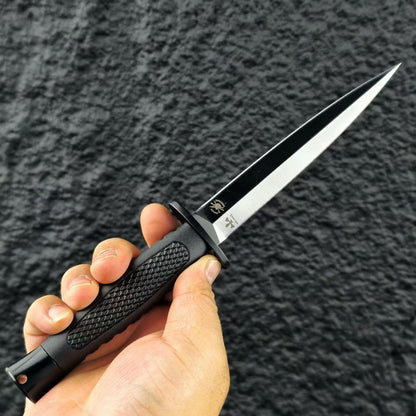 Spartan × Les George Collaboration Double-Edged Tactical Fixed Blade Knife