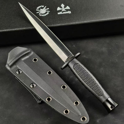 Spartan × Les George Collaboration Double-Edged Tactical Fixed Blade Knife