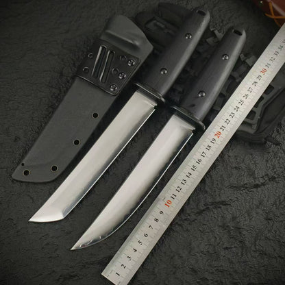 Kaishi Collector’s Edition – Japanese Tactical Kwaiken Fixed Blade Knife (Hamon Pattern)