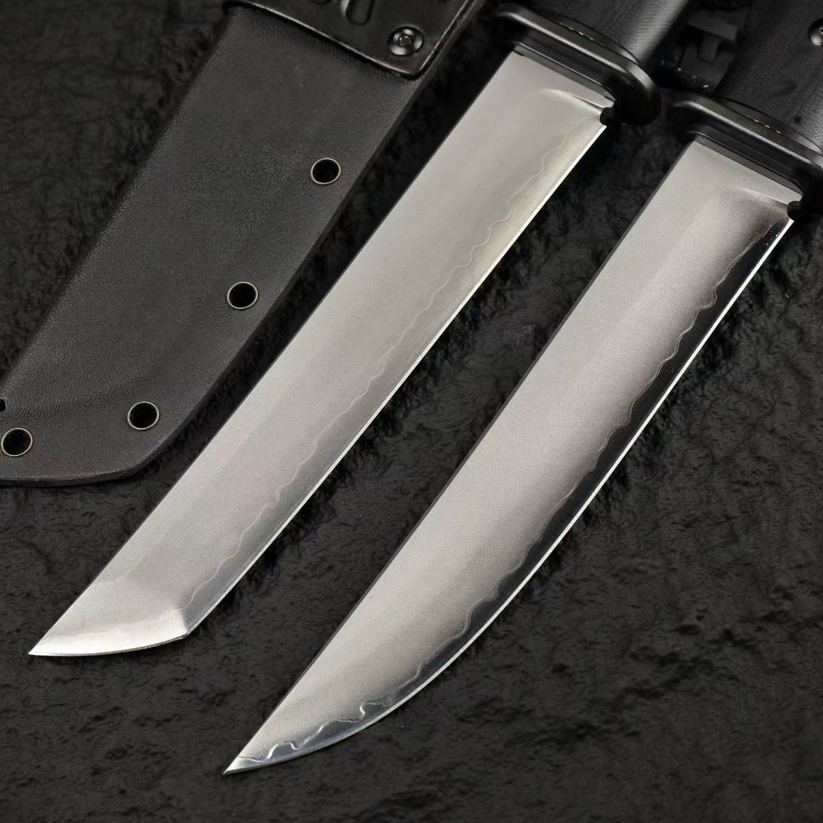 Kaishi Collector’s Edition – Japanese Tactical Kwaiken Fixed Blade Knife (Hamon Pattern)