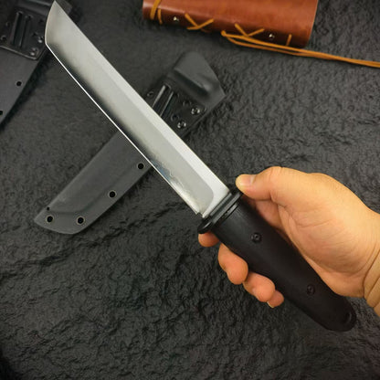 Kaishi Collector’s Edition – Japanese Tactical Kwaiken Fixed Blade Knife (Hamon Pattern)