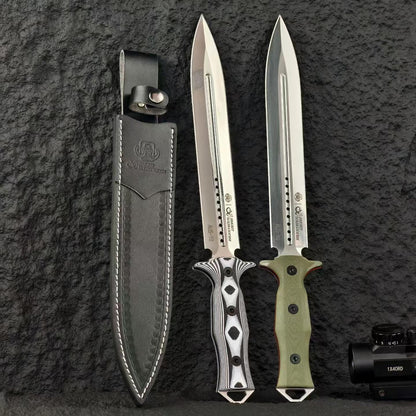 Mammoth Bass Double-Edged Tactical Dagger – Full-Tang Fixed Blade Knife