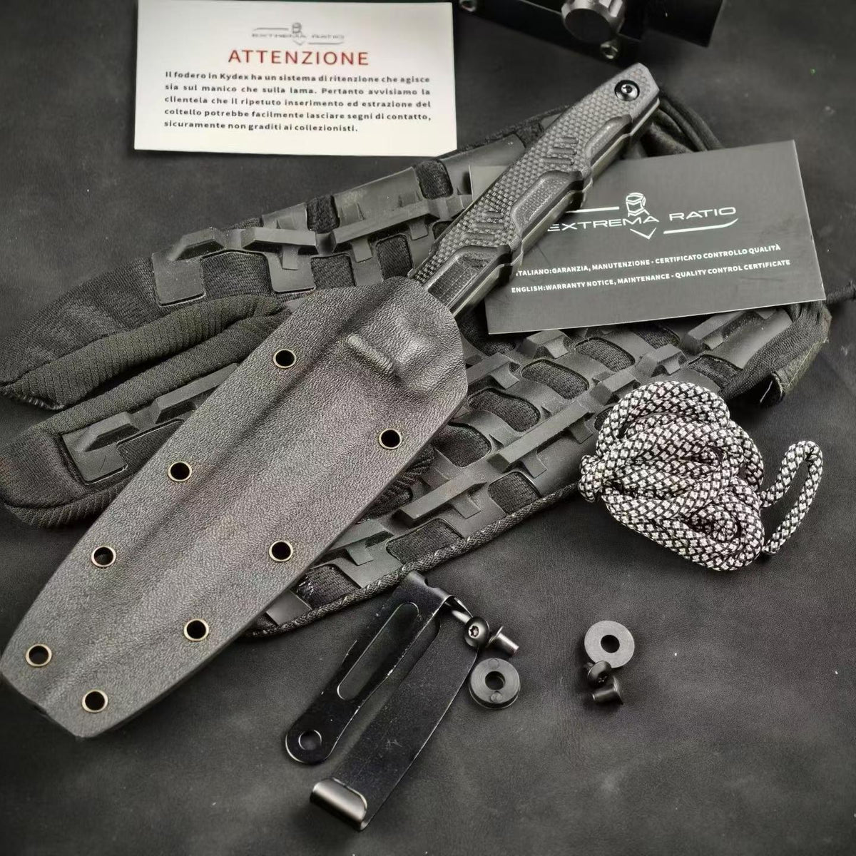 Extrema Ratio Requiem EVO Dark – Limited Edition Tactical Fixed Blade Knife