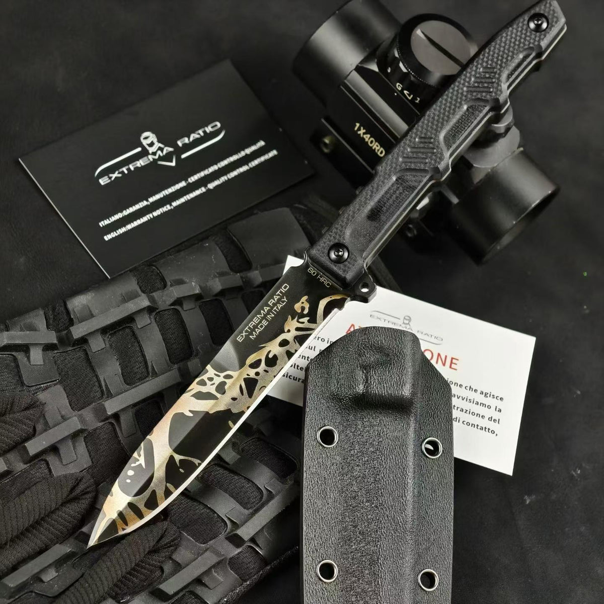 Extrema Ratio Requiem EVO Dark – Limited Edition Tactical Fixed Blade Knife