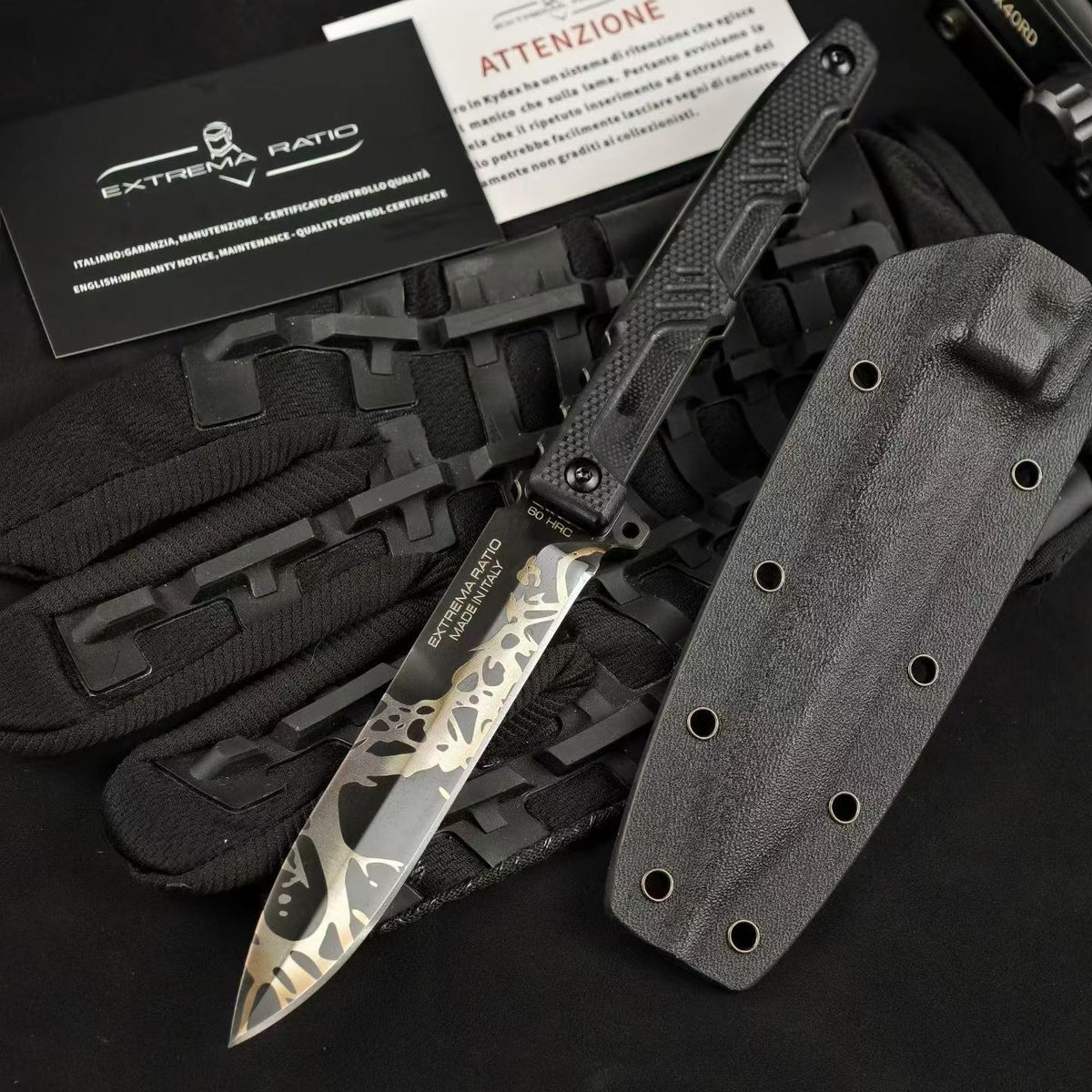 Extrema Ratio Requiem EVO Dark – Limited Edition Tactical Fixed Blade Knife