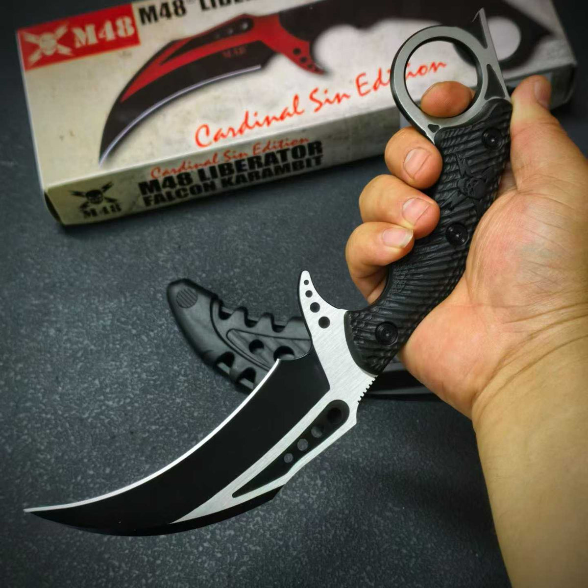 M48 Hawk Tactical Claw Knife with Sheath