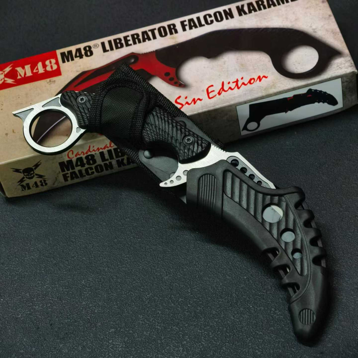 M48 Hawk Tactical Claw Knife with Sheath
