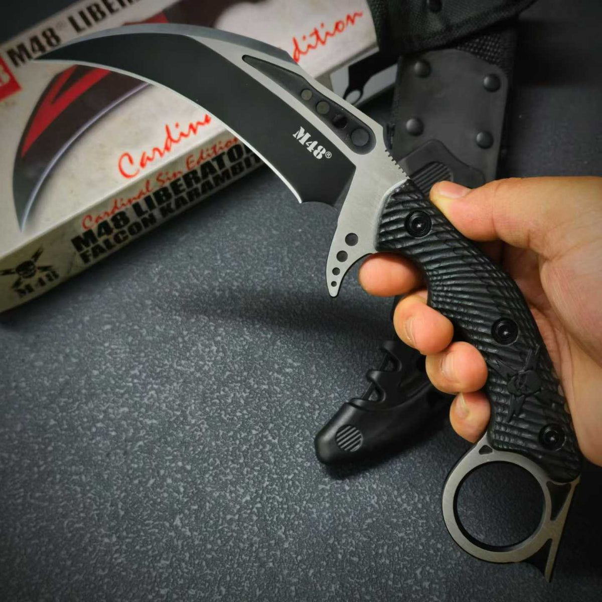 M48 Hawk Tactical Claw Knife with Sheath