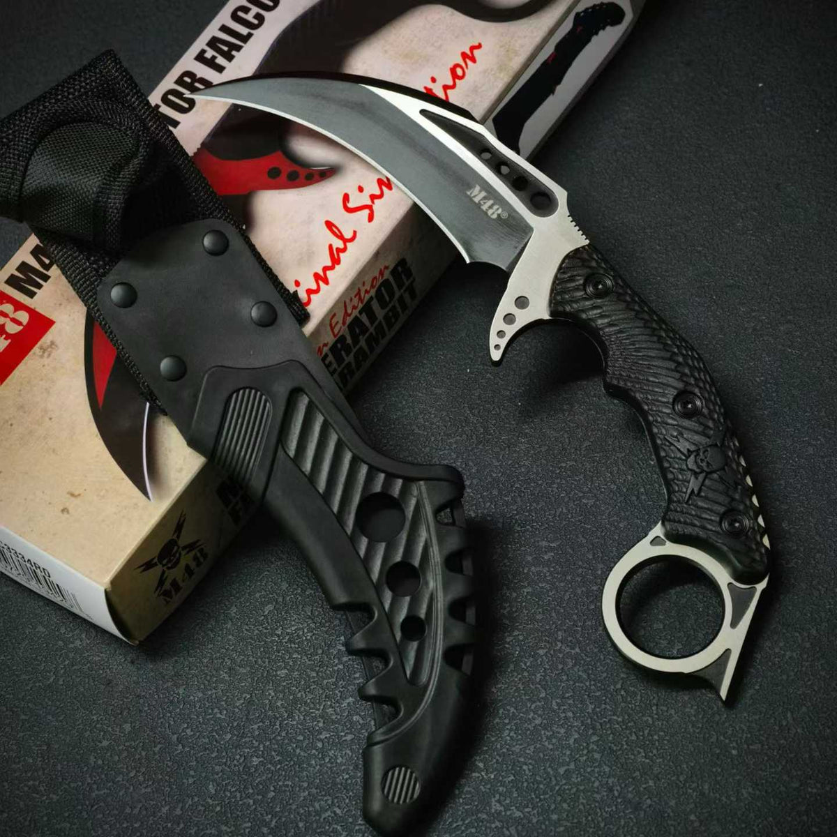 M48 Hawk Tactical Claw Knife with Sheath