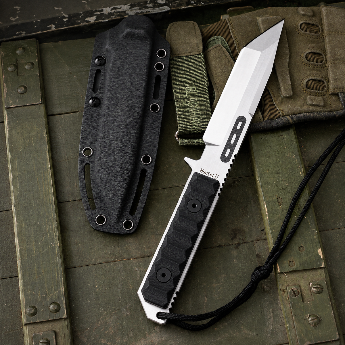 8mm Thick King Kong SLEIPNER Superhard Stright Knife