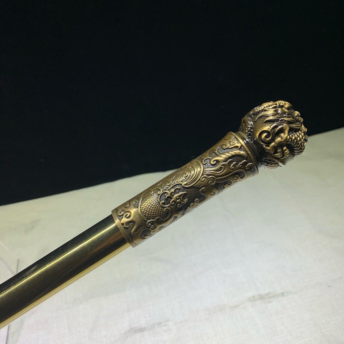 Golden Armor Integrated Mo Dao (Tang Dynasty Long-Handle Weapon)