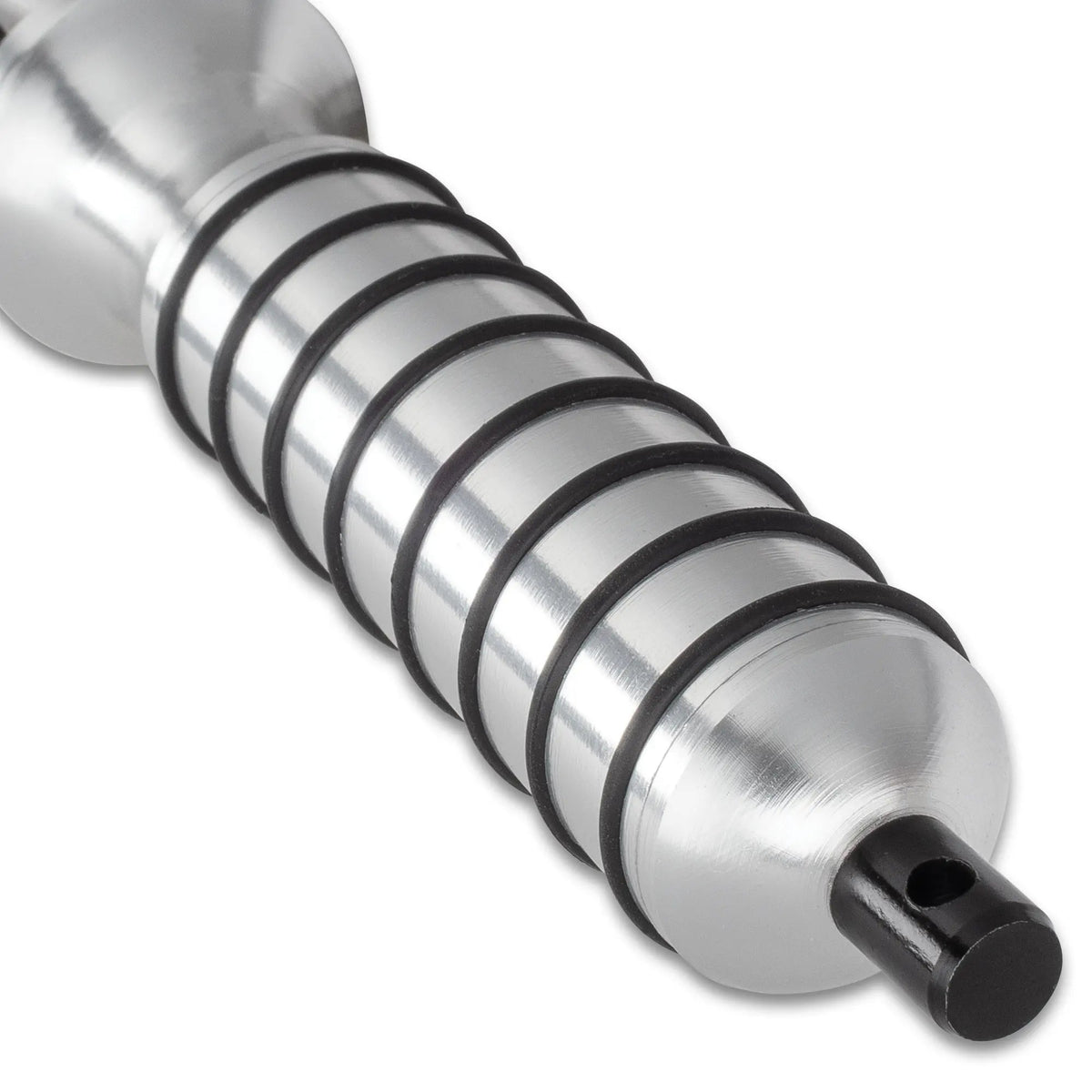 Grey Titanium Spiral Dagger With Sheath