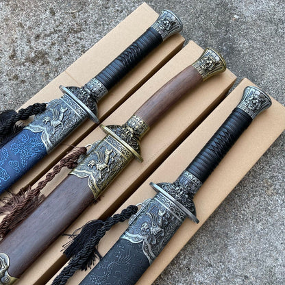 Handmade Tiger High Manganese Steel Chinese Sword