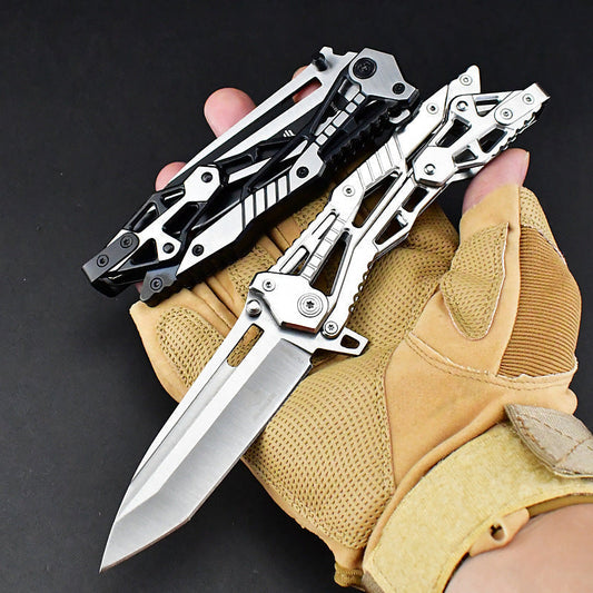 Mechanical Armor Magic Folding Knife