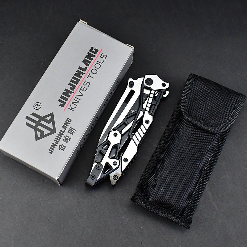 Mechanical Armor Magic Folding Knife