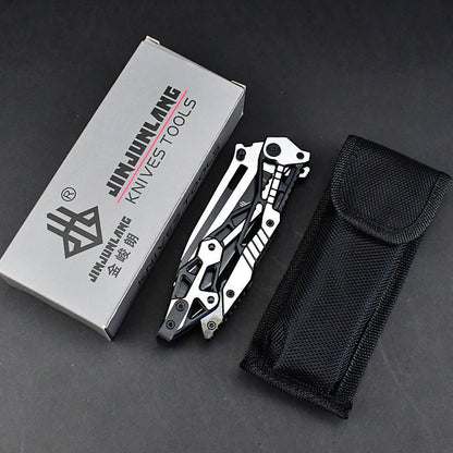 Mechanical Armor Magic Folding Knife