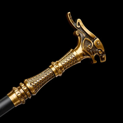 Tactical Cane Sword – Dual-Head Convertible Design