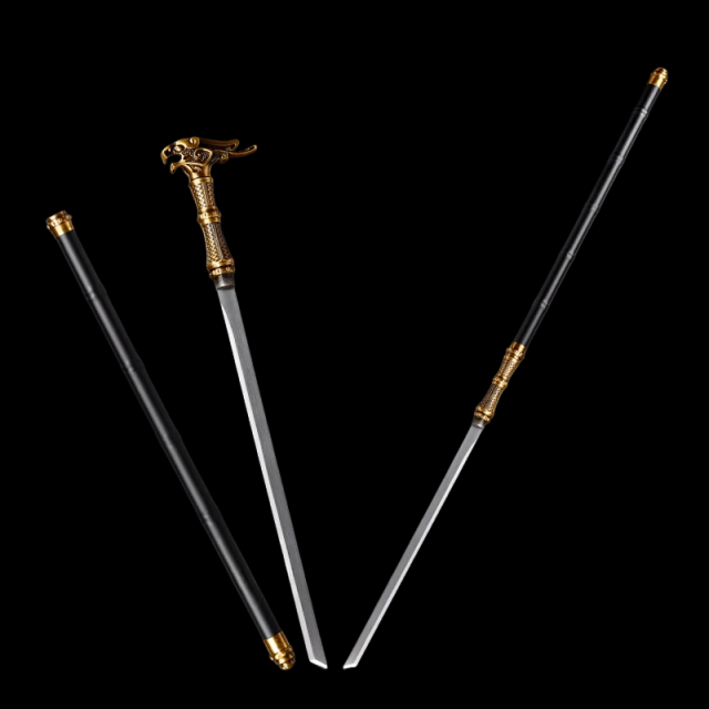 Tactical Cane Sword – Dual-Head Convertible Design