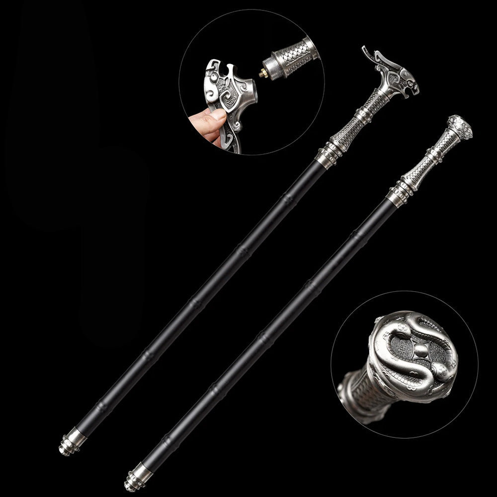 Tactical Cane Sword – Dual-Head Convertible Design