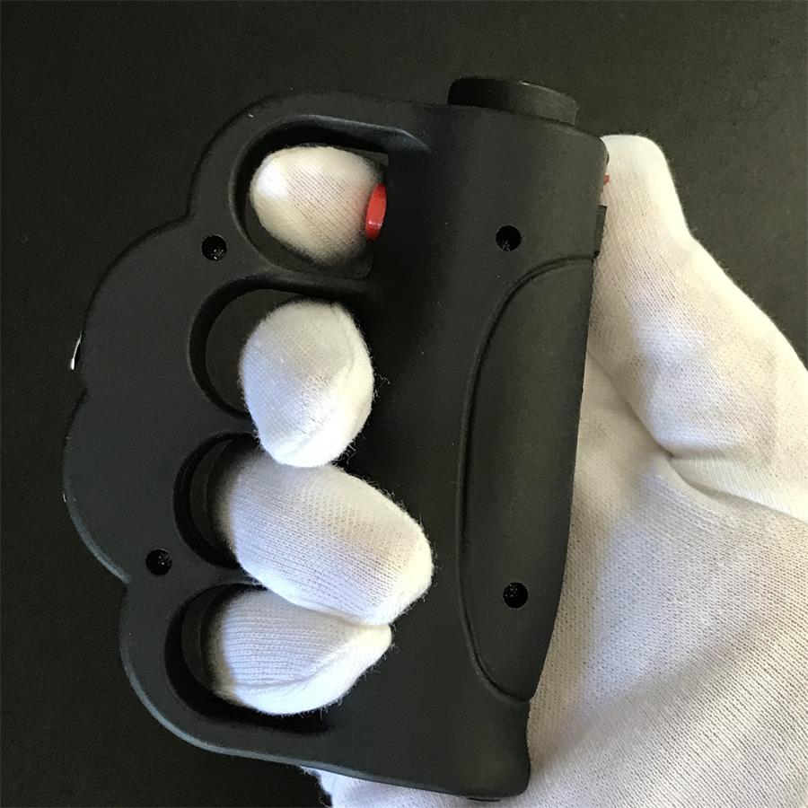 Multi-function Knuckle Stun GUN Baton Flashlight