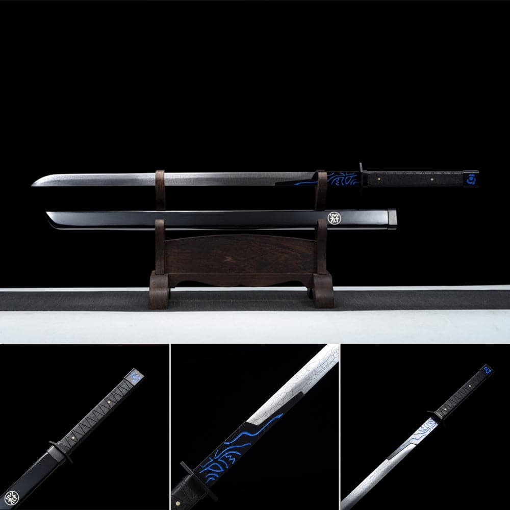 Hand Forged Anime Katana Scissor seven meets killer seven Thousand Demon Daggers