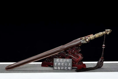 Hand Forged Dragon Scale Sword breaker 609 Pattern Steel