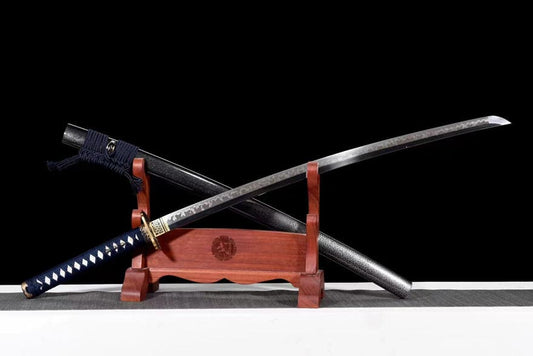 Hand Forged Japanese Samurai Katana Kṣitigarbha Bodhisattva T10 Carbon steel Mirror grinding