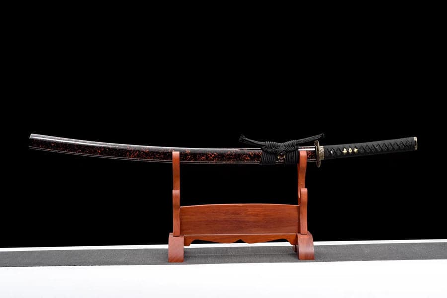 Hand Forged Japanese Samurai Katana Pan Dragon Knight T10 Carbon steel Turns the soil to burn blade