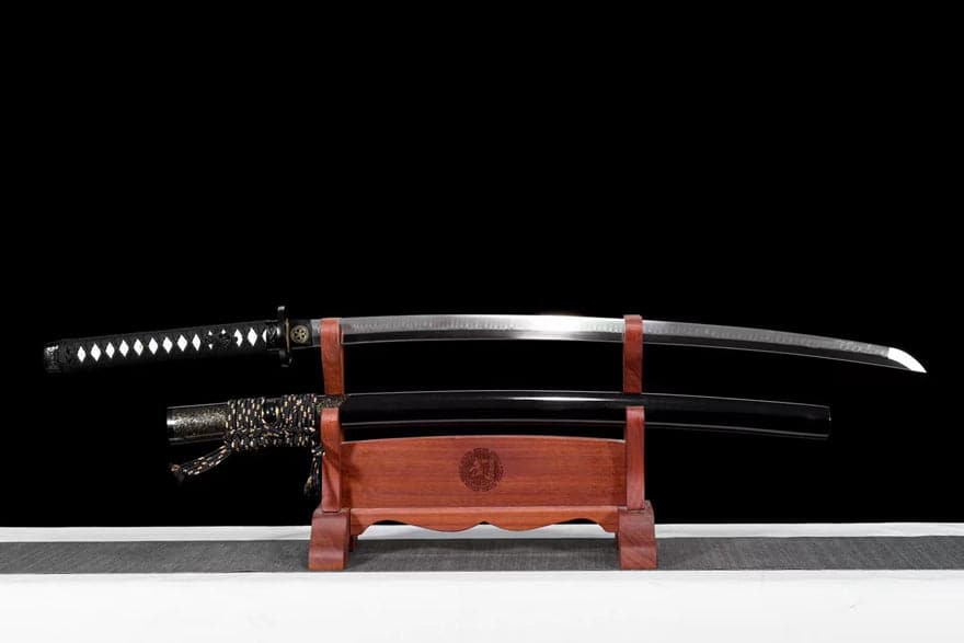 Hand Forged Japanese Samurai Katana Phantom Feather T10 Carbon steel Mirror grinding