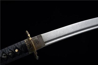 Hand Forged Japanese Short knife Imperial Soul Pattern Steel