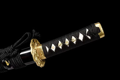 Hand Forged Japanese Short knife Yoshioka T10 Turns the soil to burn blade
