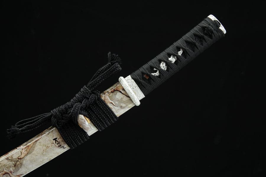 Hand Forged Japanese Tanto Darkness Short Sword 1095 Carbon steel