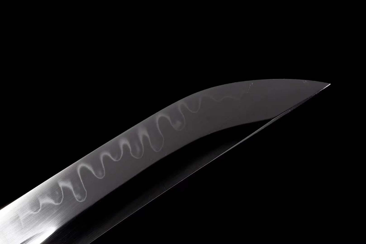 Hand Forged Japanese Tanto Naruto Short Sword T10 Turns the soil to burn blade