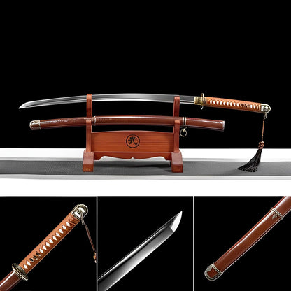 Hand Forged Japanese Type 98 WWII Command Knife 9260 Spring Steel