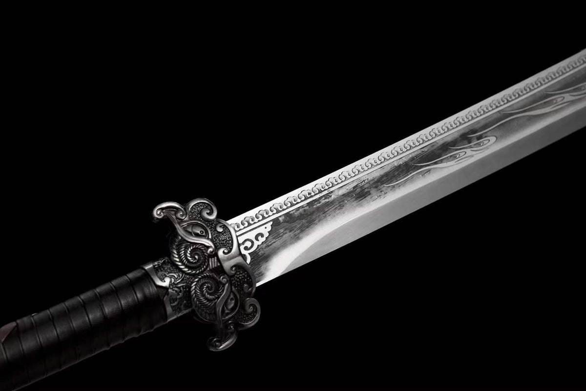 Handmade Beast Demon Oxtail Blade High Manganese Steel Corrosion pattern